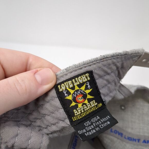 Colorado LLA Snapback Hat Gray One Size Adjustable Love Light Apparel - Picture 8 of 9